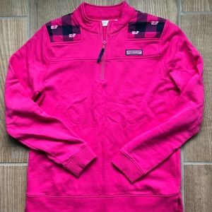 Vineyard Vines Girl Related Shep Sweater XL pink
